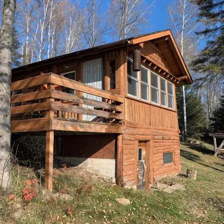 Charming Rustic Off-Road/Off-Grid Log Cabins on BWCA Wilderness Lake!