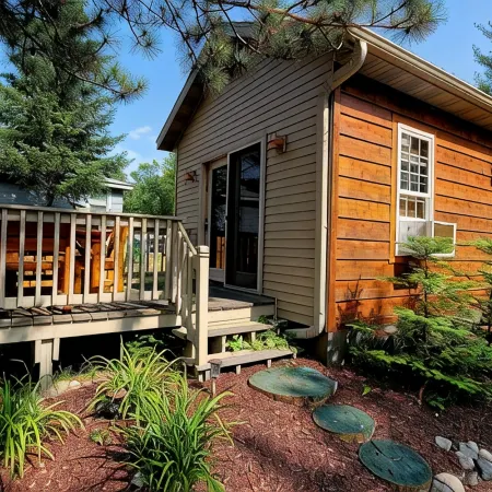 Pineview Cabin at Bayview Cabin Resort on Picturesque Northwoods Lake in Wi.
