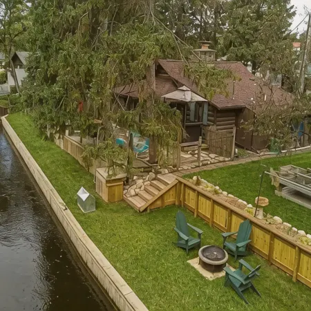 Private River Frontage Cabin! 🌲🚣♂️ Paddle, Float, and Relax to Burt Lake!