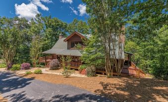 Luxury Log Cabin + Hot Tub + Mins to Downtown Dahlonega