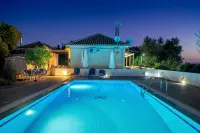 Spyros Villa near Fiskardo, Private Pool Overflow 4x8m, panoramic sea view -  Casas de vacaciones