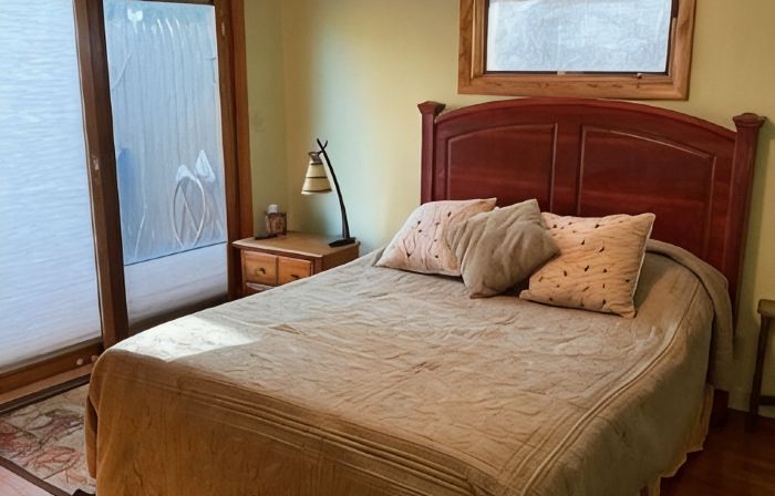 Cozy 3-bed lakefront home with deck & fireplace