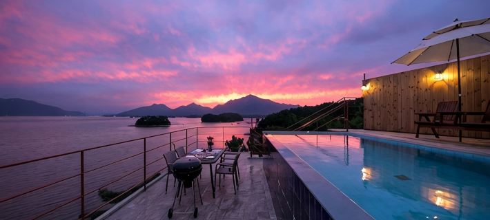 Sacheon Baum House Pool Villa Hotels in Sacheon-si