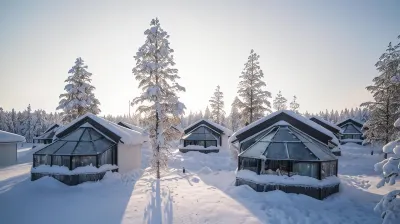 Santa's Igloos Arctic Circle Hotel a 