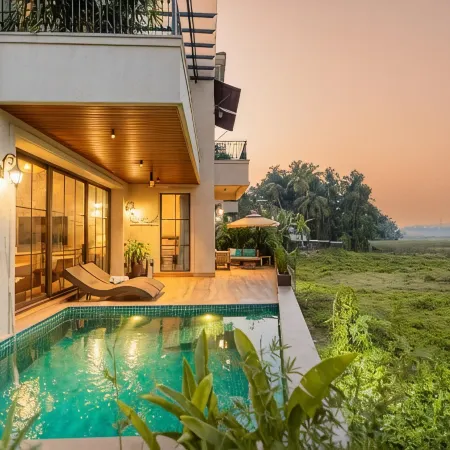 Elivaas 4BHK Luxury Villa with Pvt Pool, Villa Verde, the Banyan Bliss