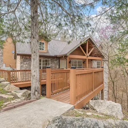 Modern Cabin - Sunroom - Resort Amenities - Near Silver Dollar City