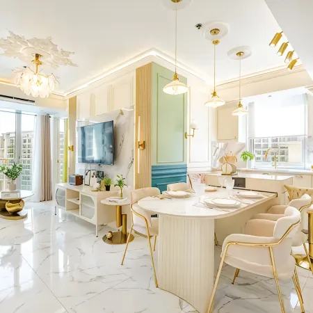 Luxury 2BR Deluxe Azure Resort Beachview Suite with Bathtub & Smart toilet