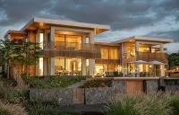 BEACHFRONT HOME 2 acres, Pool, Tennis, Volleyball. Like your own private resort! - de playa