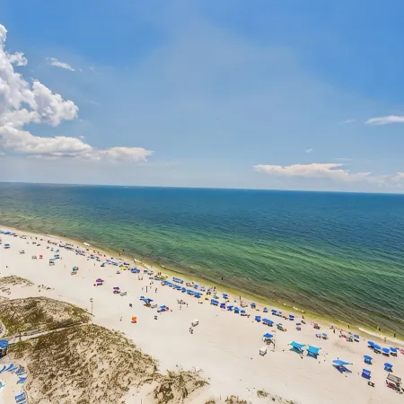 Phoenix Gulf Towers Corner Unit Beachfront Lazy River Waterslide Sleeps 12