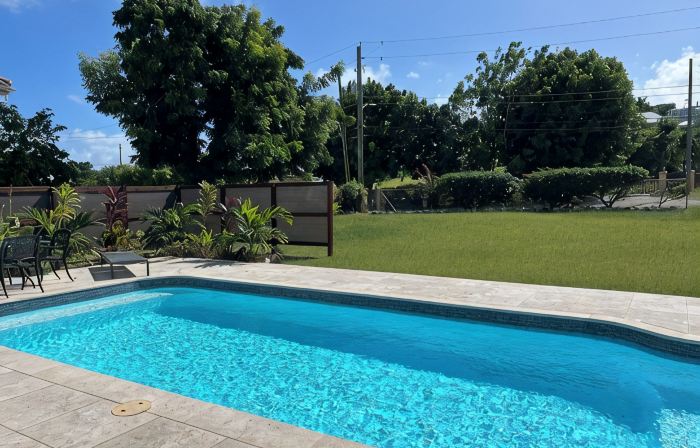 Large family villa with ocean view and gardens