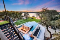 Lake Front Home with Pool, Dock, Views, Sports Court, & Beautiful Sunsets! - Private Pools