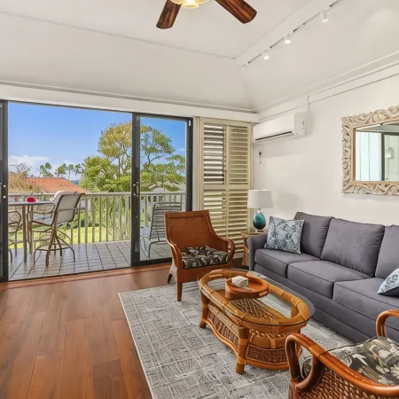Kiahuna Paradise condo with A/C