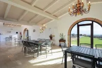 A fantastic pool in a Tuscan farmhouse with breathtaking views of the Maremma