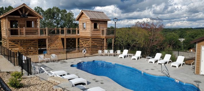 Life Is an Adventure! Lake & Mountain View, Private Hot Tub, Game Room Hotels in Pine B Township