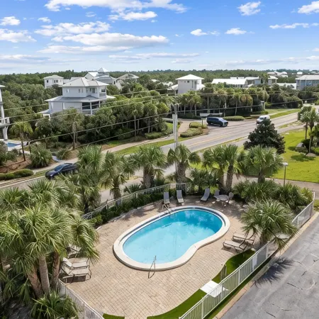 Ground floor gulf front beach Blue Tide condo between Alys beach & The Hub.