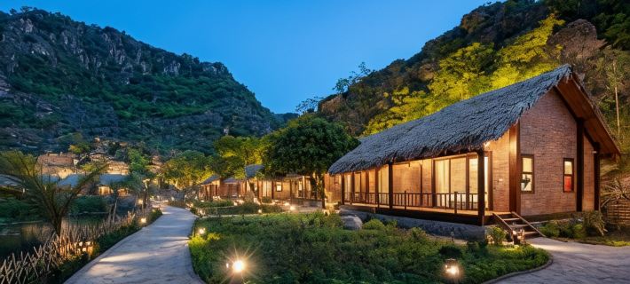 Muong Village Ninh Binh Hotéis em Hoa Lu
