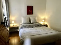 Spacious duplex, beautiful view of the golf course and sea. 120 m2. 5 mn from the beach - 廚房