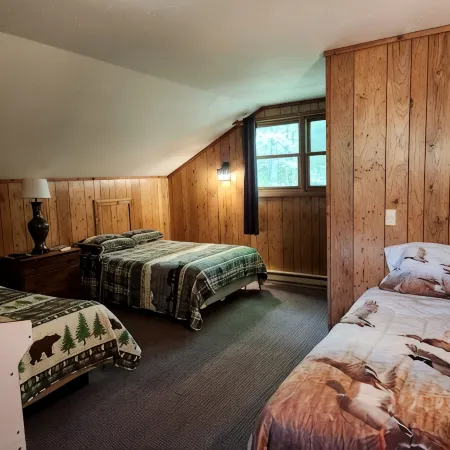 Peaceful Updated Ski Chalet across the street from Ski Brule Mountain -LEFT Side