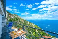 In Amalfi Coast: Modern and elegant "Mareblue" house with wonderful sea view