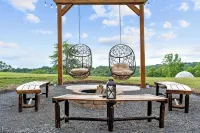 Rolling Hills/Amazing view/Firepit/Mins to ACE+NRG - Boutique