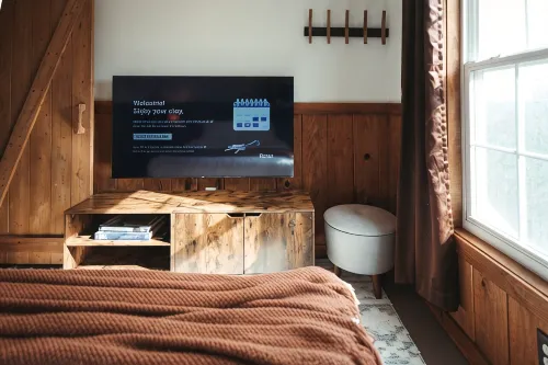 Stunning Long Range Views: Mountaintop Cabin w/ Private Sauna + Outdoor Fire Pit - 3-Star