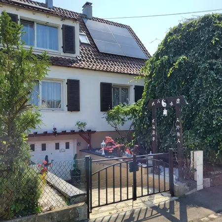 Basement apartment close to the center of Colmar, with private garden.