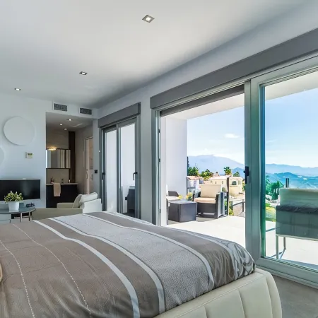 Amazing modern villa with heated pool and breath taking view
