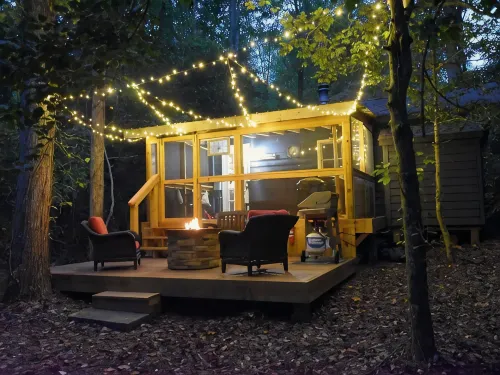 Mystic Moonlight - Charming cabin with WiFi and AC in lovely Sautee Nacoochee - シャレー