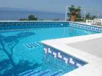 Villa in Podgora with pool, sea view, quiet location, for 2-6 people, free WiFiI - Havudsigt