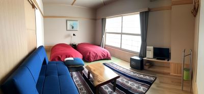 Japanese-Style Economy Room with Shared Bathroom and Extra Futon