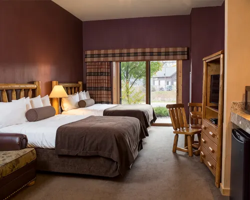Glacier Canyon Resort Baraboo Lake Delton 배러부 호텔