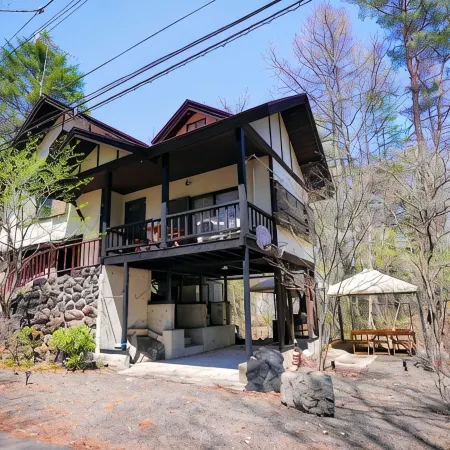 Rock Villa Karuizawa - Mountain View Forest Retreat Built on Rock