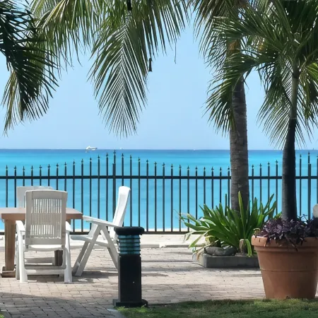 Beautiful beachfront at The Villas On Great Bay