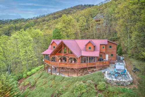 Views, Hot Tub, Fire Pit, A Mountain Masterpiece - 4-Star