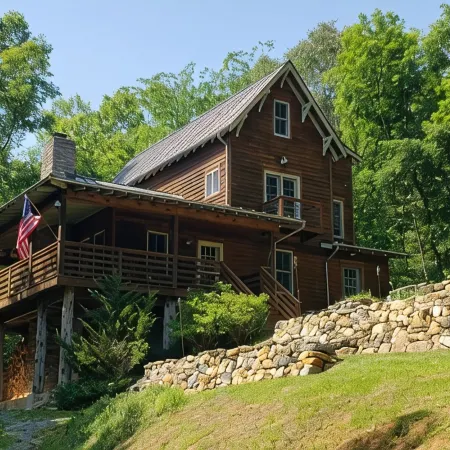 Cozy Creekside Retreat w/ Fire Pit & Game Room Near Historic Lexington, VA