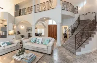Luxury Island Retreat: Pool, Grotto, Slide, Spa, Mini Golf, Sauna, Sleeps 21