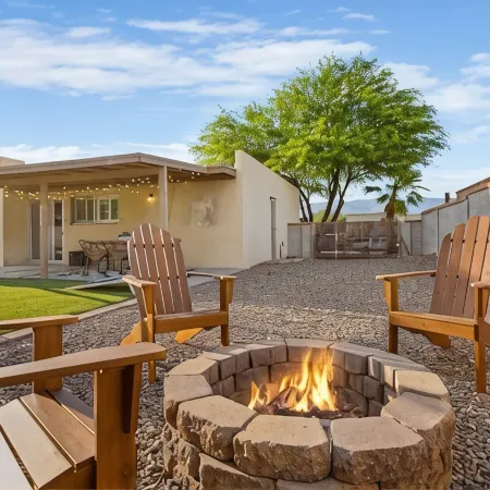 Pool Fire Pit  Ping-Pong