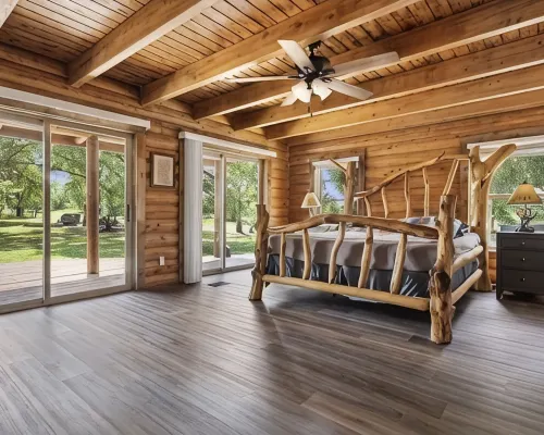 2 story Florida Cypress Cabin Hotels in Suwannee County