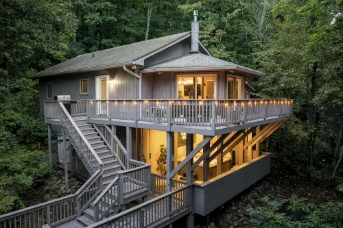 Mid-Century Modern • Game Room • Hot Tub - Alppimaja