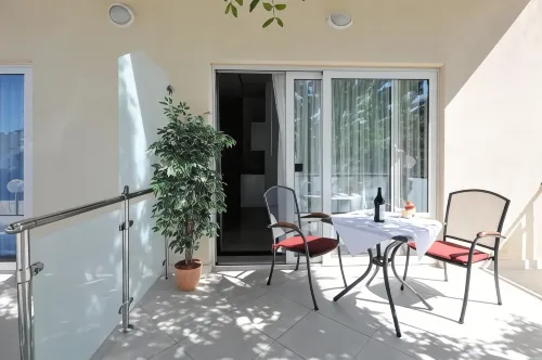 Apartmani Trogir - فطور
