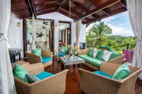 Balinese Style Tropical Villa w/4 suites Huge Ocean Views Private Pool