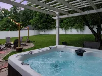 Entire Louisville Home w/Private Hot Tub - Quiet - Families - Extended Stays Hotels in Oldham County