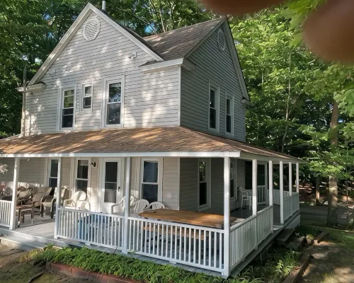 Angola on the Lake Beach Front House  4Br  Private Beach Wrap-Around Porches Hotele w: Evans