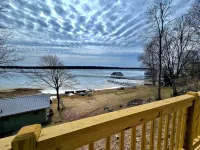 Darling cabin on Lake Huron in the beautiful Les Cheneaux Islands of Cedarville.