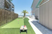 Waterfront home with dock, heated pool, & spectacular views- walk/bike downtown!