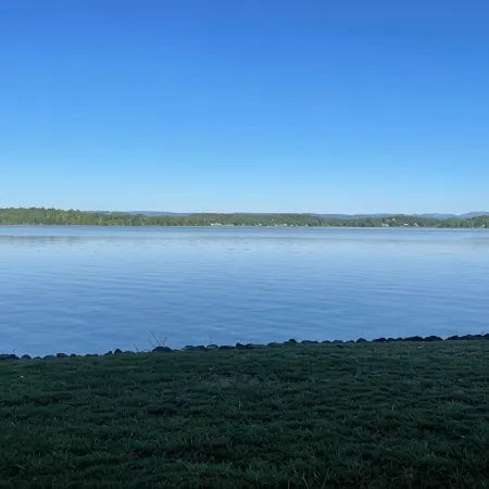 Lakefront home on the main channel w/ beautiful view and a boat ramp next door!