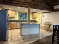 Beautiful private beach area within steps from the modern updated log home - 3-Star