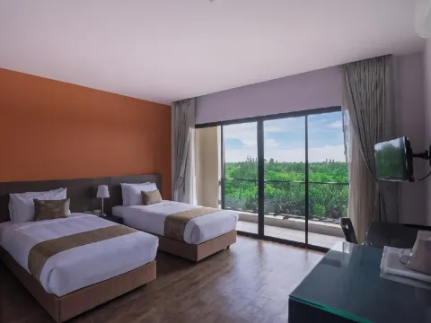 ห้องทวินวิวแม่น้ำ-ปลอดบุหรี่