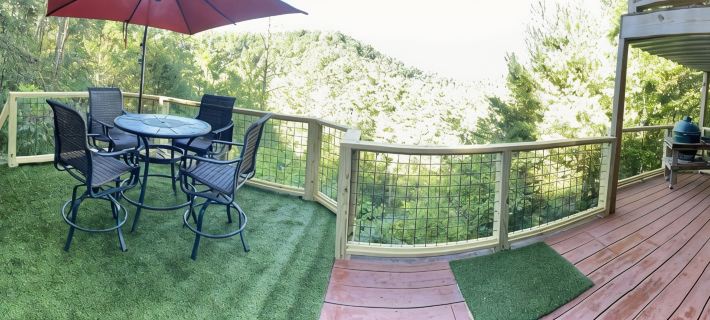Private Mountain View cabin on 5 acres, great patio with creek below back patio. Hotels in Pickens County
