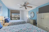 Palm Bay 5th Floor on the Beach Sunsets from the Open Lanai, Two Queen Beds.